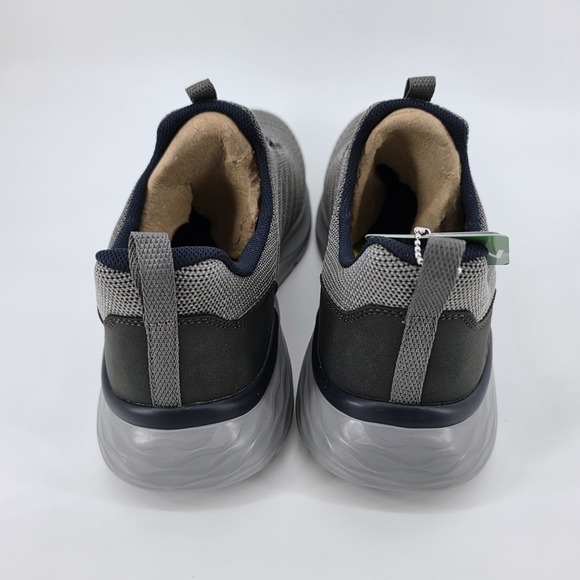 Skechers Men Garner Crispin Knit Grey 10.5 Relaxed Fit Slip On